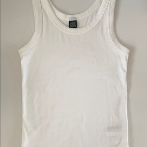 white basic tank